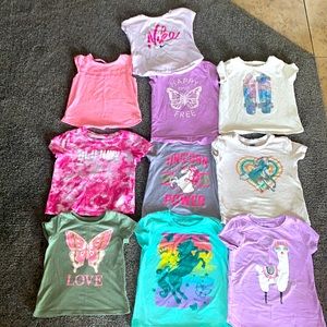 Little Girl Size 5 T-Shirt Lot